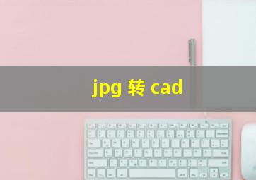 jpg 转 cad